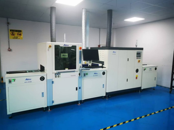 We warmly celebrate the official start of the new three proof automatic coating production line in the Zhongke Xinlian Electrical Equipment Workshop